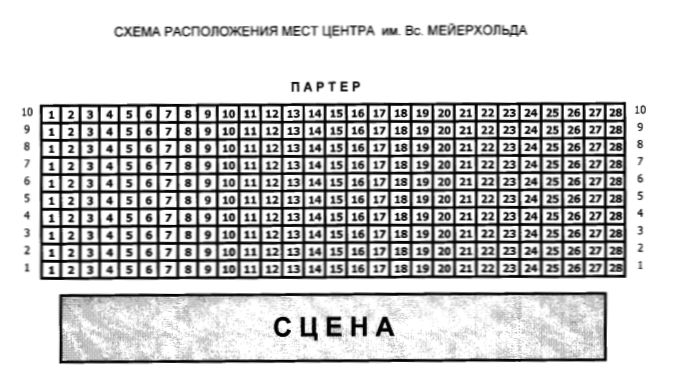 Схема зала моссовета